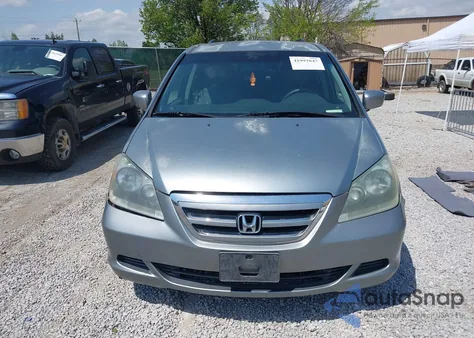 2007 Honda Odyssey Ex из США, поврежденный, VIN 5FNRL38457B042912